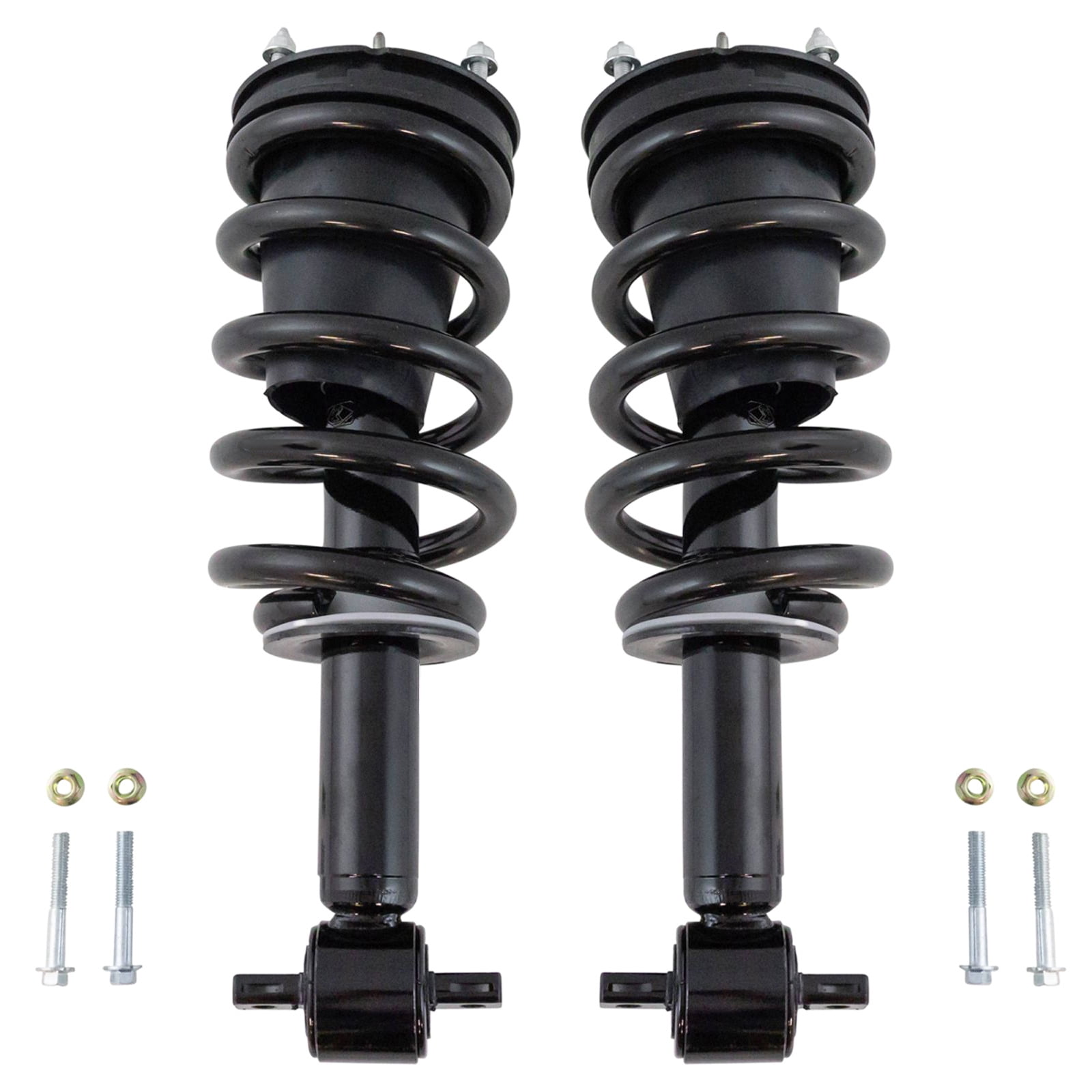 TRQ Front Complete Shock Strut Spring Assembly Pair 2pc for Silverado Sierra RWD SCA72791