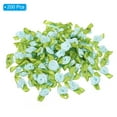 thumbnail image 3 of Uxcell 0.6'' Tiny Satin Ribbon Rose Fabric Flowers Embellishments Rosettes Applique Light Blue 250 Pcs, 3 of 6