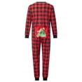 thumbnail image 4 of AIGUR Family Matching Christmas Pajama Set, Family Matching Christmas Pajamas Set Plaid Print Long Sleeve Button Down Full Length Jumpsuit Holiday Sleepwear, 4 of 10