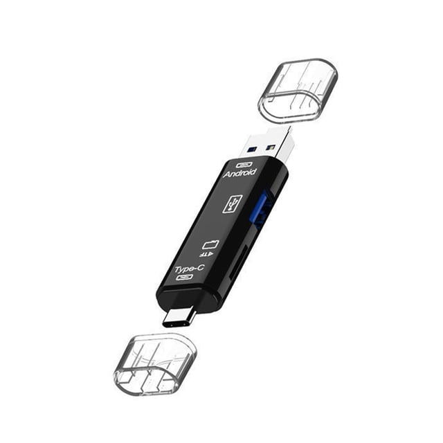 USB 2.0 Adapter,Portable Memory Card Reader,TF Card Reader for Smartphones&Tablets&PCs & Notebooks with OTG Function
