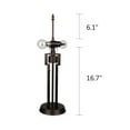 thumbnail image 3 of CHLOE Lighting Retro-Style Stained Glass 2-Light Table Lamp 18" Shade, 3 of 7