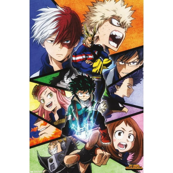 My Hero Academia: Season 2 - Key Art Wall Poster, 22.375" x 34"