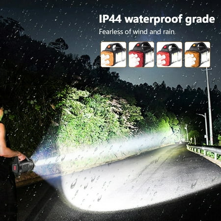 

Portable Solar Lantern 5V 2A 1500/2400mAh IP44 Waterproof Solar Working Hand Lamp COB Flood Light
