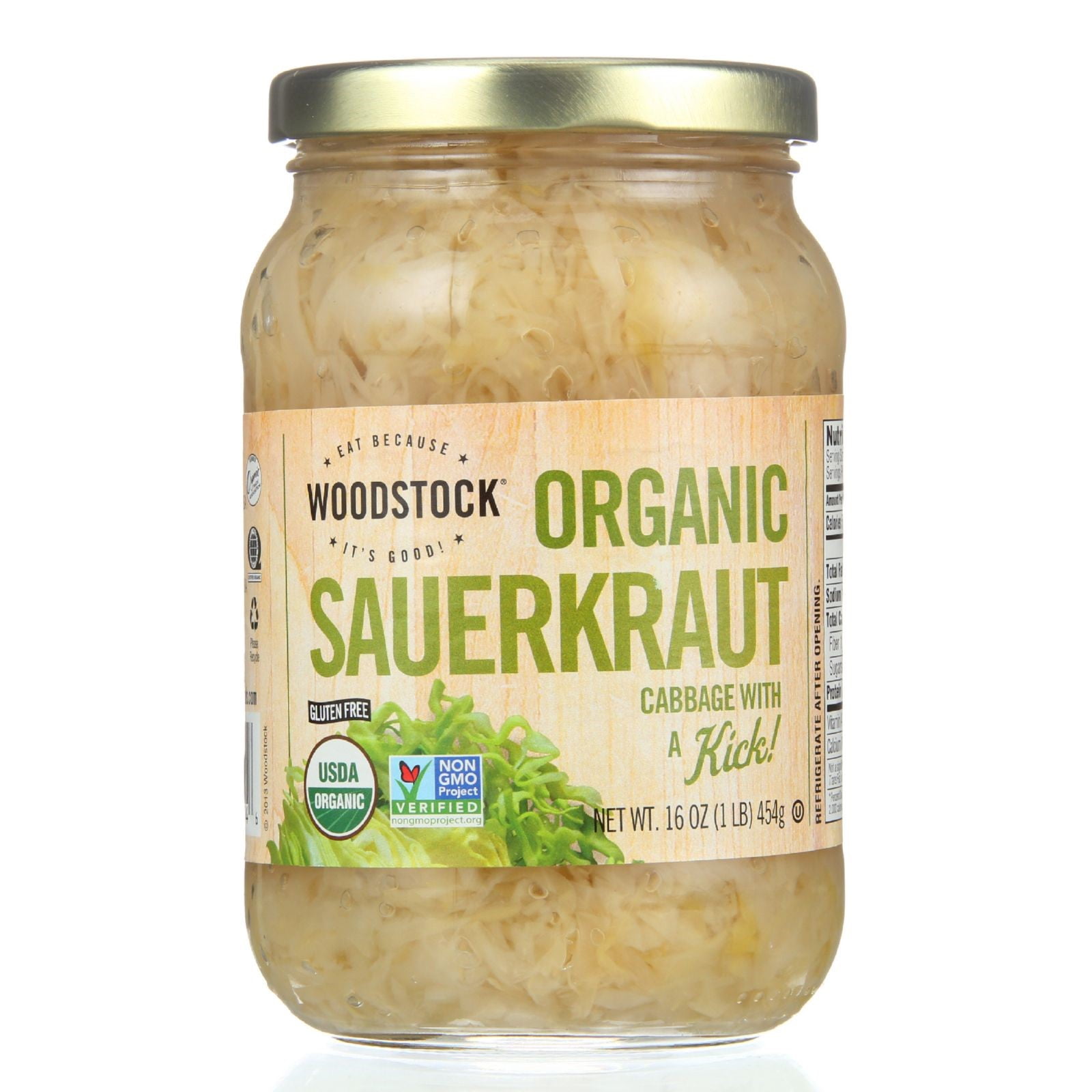 Woodstock Organic Sauerkraut, 16 Oz