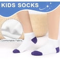 thumbnail image 2 of 25 Pairs Toddler Kids Socks, Ankle Athletic Low Cut Short Socks for Boys Girls 1-14 Years, 2 of 7