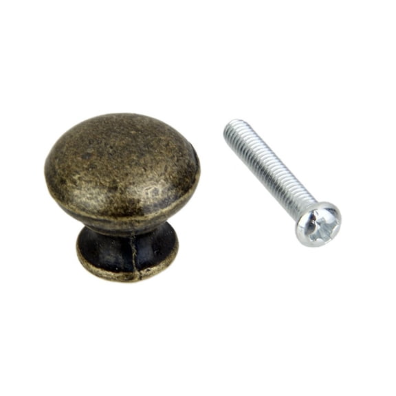 BEADCEST 6-Pack Vintage Mushroom Cabinet Handles Assorted Colors with Metal Screws for Furniture Drawer Pulls