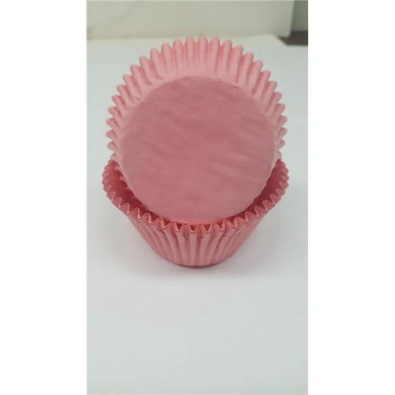 Viking -600 GP LIGHT PINK 1.875 x 2.5 in. Greaseproof Baking Cup - Light Pink - 1000 Piece