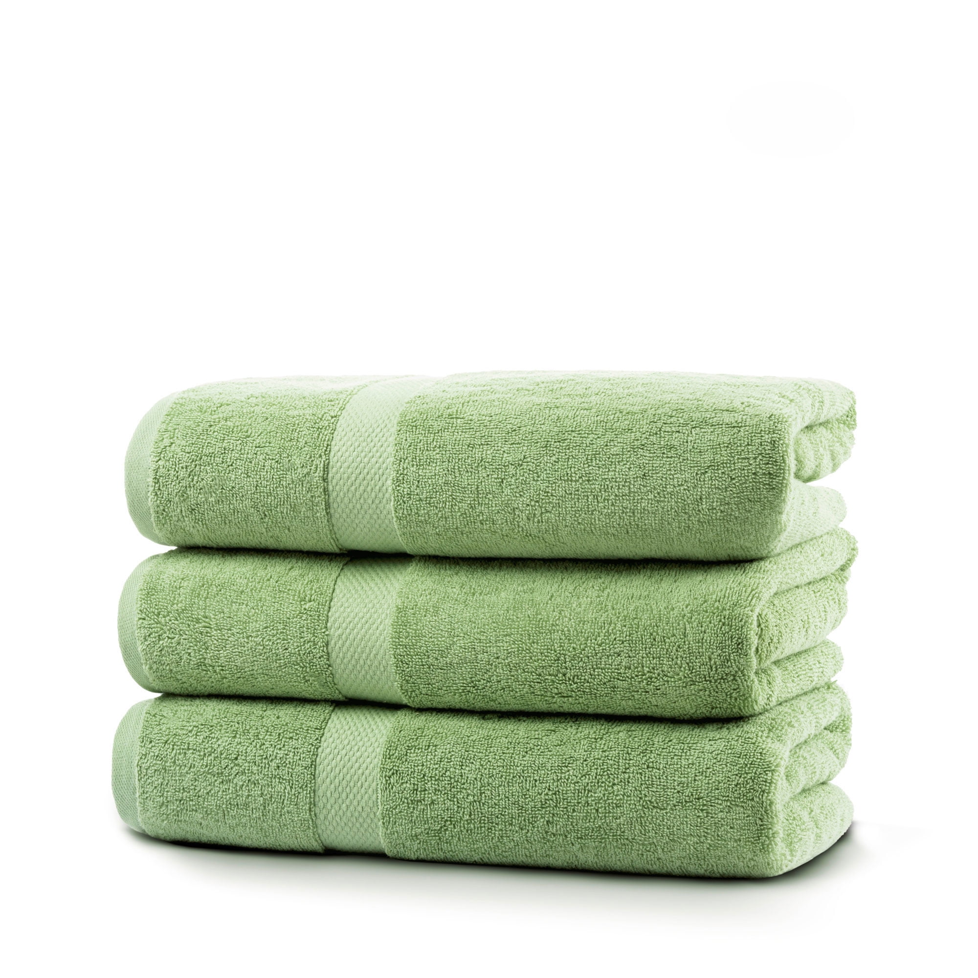 Villa Celestia Luxury Bath Towels, 700 GSM Bath Towel, Green Bath