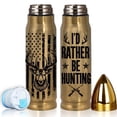 thumbnail image 1 of Limima Regalos de caza para hombres – I d Rather Be Hunting Bullet Vaso de 17 oz con tapa, Navidad – Día del Padre – Regalo de cumpleaños para cazador – Amantes de la caza, regalo de caza para papá hi, 1 of 5