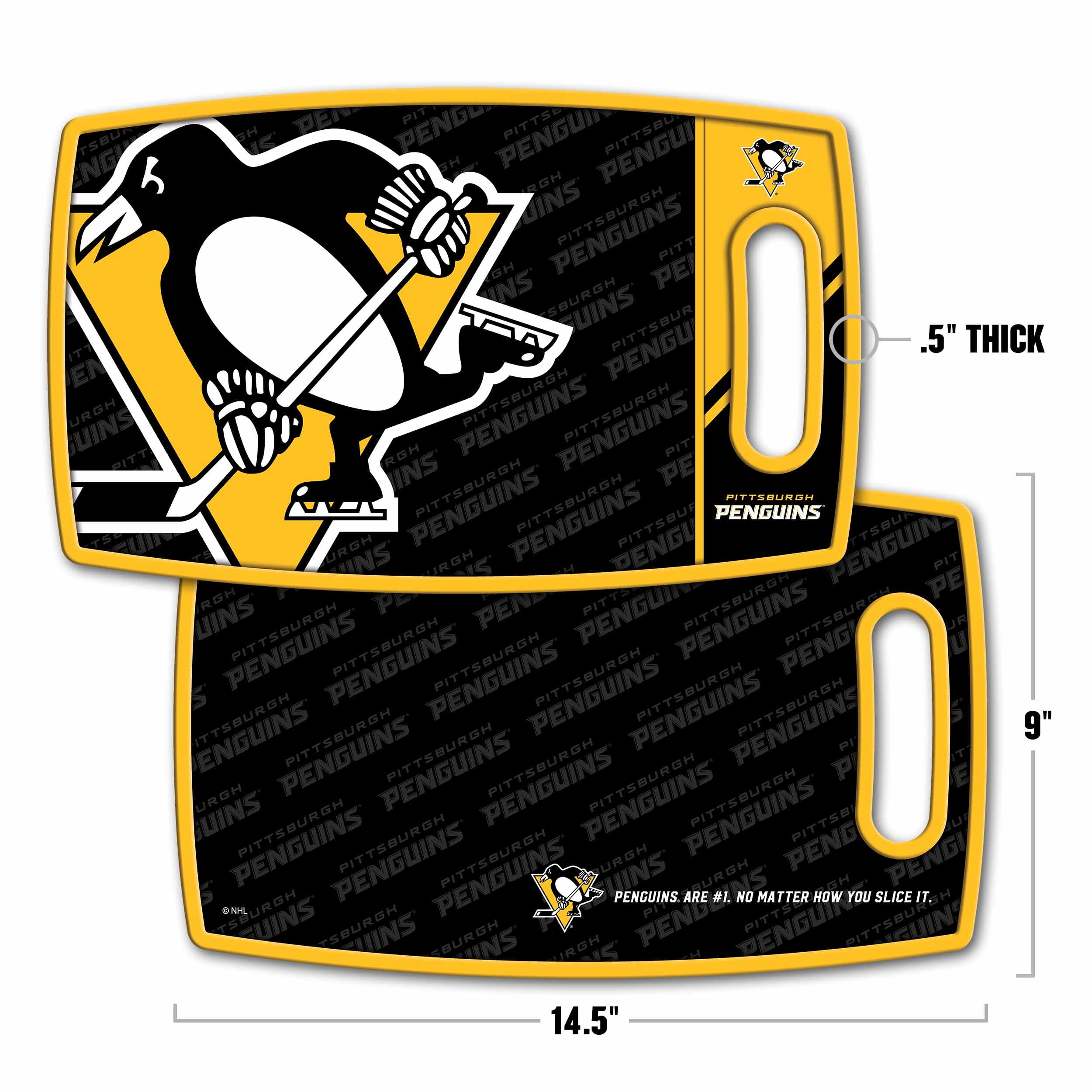 YouTheFan NHL Pittsburgh Penguins Logo Series Cutting Board