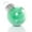 Green, variant on 2.36 Inch Christmas Balls Clear Christmas Bulbs Ornaments with Feather, Christmas Tree Ball Decorations for Xmas Hanging Home Indoor Holiday Party Decor
