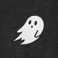 thumbnail image 2 of Dalix Ghost Embroidered Cropped Flowy Soft Cotton Short Sleeve T Shirt Womens in Dark Heather S Small, 2 of 5