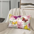 thumbnail image 5 of Hirioo Butterflies and Vintage for Plush Pillow Cover for Bedroom and Living Room ,Elegant, Comfortable Home Decor-14"x20", 5 of 6