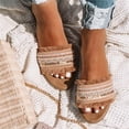 thumbnail image 1 of Sandalias informales a la moda para mujer, chanclas para exteriores, zapatillas de cuña para la playa Wmkox8yii nm10984, 1 of 3