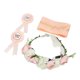 thumbnail image 4 of Baby Shower Tiara Baby Shower Strap Badge Eternal Wreath Floral Headpiece Set Decoration Photo Props for Baby Shower Party, 4 of 5