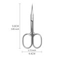 thumbnail image 4 of Nail Scissors, Stainless Steel Curved Cuticle Scissors, Sharp Dead Skin Scissors Manicure Scissors for Trimming Eyebrows, Nose, 4 of 5