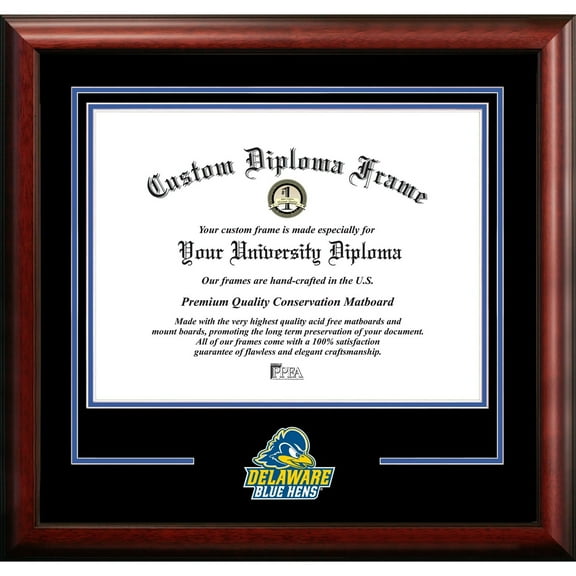 University Frames University of Delaware 16 w x 12h Spirit Diploma Frame