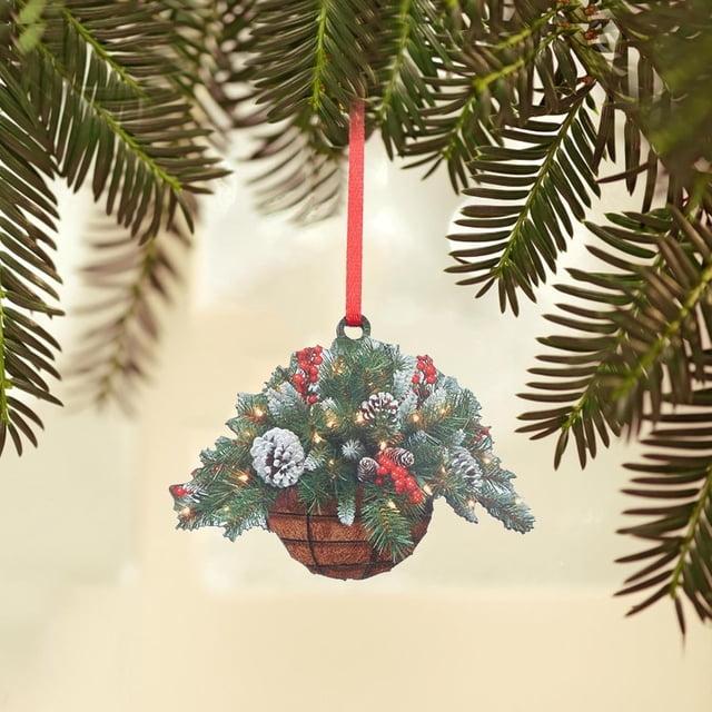 Adornos para árbol de Navidad, adornos colgantes para árbol de Navidad, dinosaurio, lindo gato navideño, colgante decorativo para árbol de Navidad, casa de campo, decoración para exteriores e interior