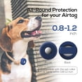 thumbnail image 2 of Soporte de collar de perro para AirTag, paquete de 2 unidades, de silicona, impermeable, 2 of 7