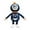 Skeleton, variant on QLUEWX Halloween Skeleton Stuffed Animal Plush Toy, Cute Soft Skull Plush Doll Pillow, Spooky Cartoon Skeleton Plushie for Kids Boys Girls, Home Party Decor Halloween Gift, 9.84 Inch