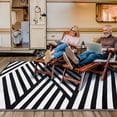 thumbnail image 3 of Waterproof Reversible Outdoor Rug, Plastic Straw Patio Camping Mat, 4'x6', 3 of 7