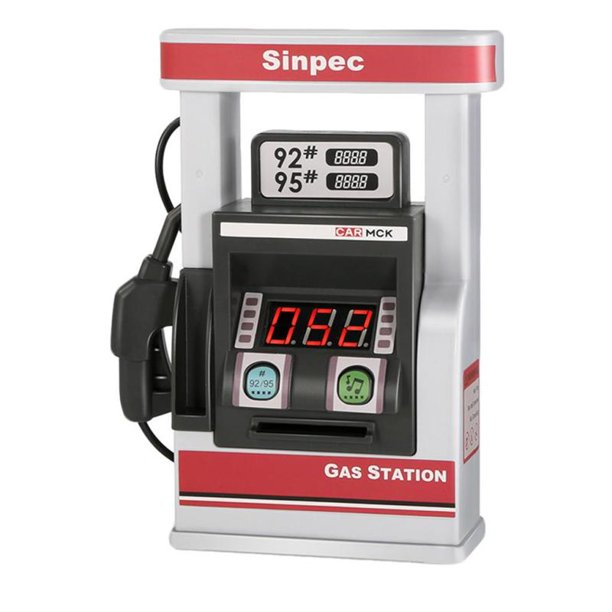 Gas Station Playset Pretend Play Toy Gas Pump for Boys Girls Kids with