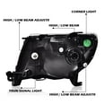 thumbnail image 6 of PIT66 Headlights Assembly Clear Lens Black Housing LH & RH Fit for 2005-2011 Toyota Tacoma, 6 of 9