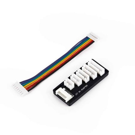 Chargers Christmas Christmas Clearance For 6S JST XH Balance Charger Expansion Adapter Board RC Lipo Battery Charging Black ()