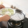 thumbnail image 5 of CIYISON Stainless Steel Steamer Tray Rack Multifunctional Durable Pot Steaming Stand Coo, 5 of 13