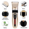 thumbnail image 3 of Low Noise Rechargeable Wireless Pet Grooming Tool, Professional Dog Grooming Clipper with Comb Guide and Scissors, Suitable for Dogs, Cats and Other Pets, 3 of 7