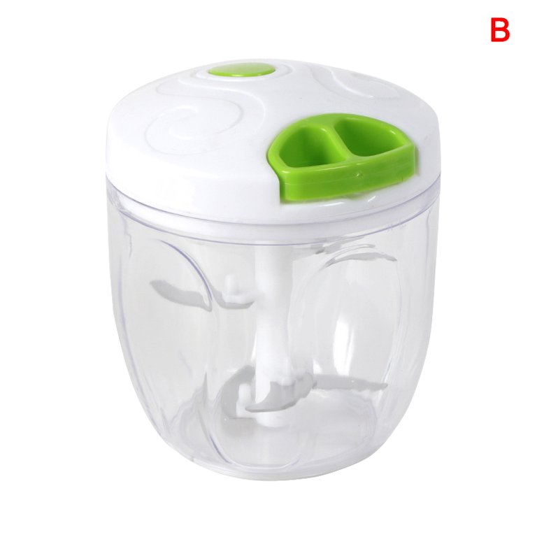 Alexsix Hand Crank Food Processor Manual Food Chopper Egg Blender Vegetable Dicer Mincer Fruit Chopper