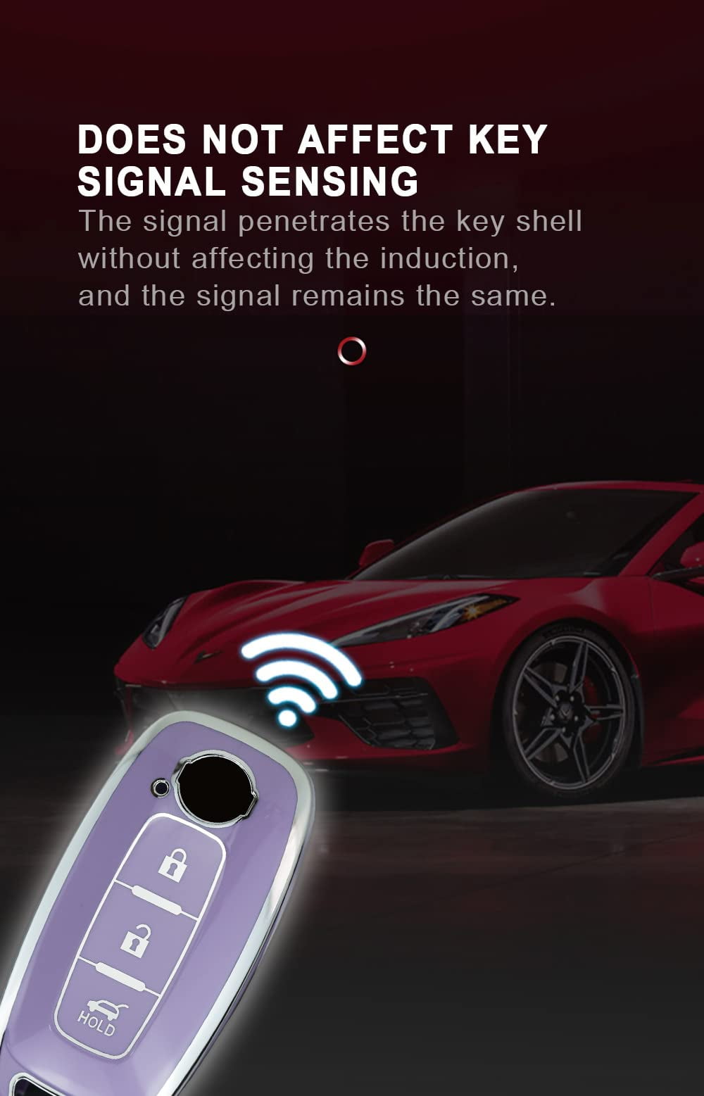 3-button Key Holder Silver Edge TPU Key Fob Cover Fit for Nissan Teana Pathfinder Kicks X-Trail Rogue 2023 Remote