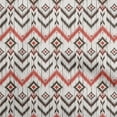 thumbnail image 1 of oneOone Cotton Jersey Red Fabric Asian Ikat Sewing Fabric By The Yard Printed Diy Clothing Sewing Supplies 58 Inch Wide, 1 of 4