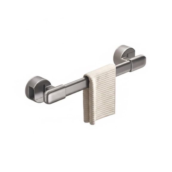 Suction Cup Towel Rack, No Drill Wall Mount Bar for Bathroom Shower