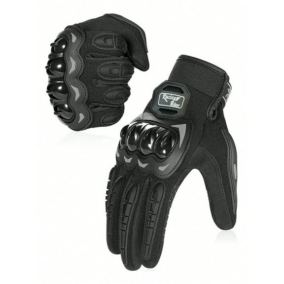 Motorcycle Racing Gloves with Touchscreen, Winter Warm & Protective for Motocross & Riding, 1 Pair