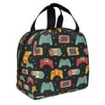 thumbnail image 2 of Easygdp Retro Video Game Bolsa Térmica Premium - Tela Oxford Impermeable, Gran Capacidad, Bolsillo Frontal, Unisex para Trabajo, Escuela, Actividades al Aire Libre y Picnics, 2 of 8