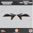 thumbnail image 4 of Kalair GFX Graphics Kit for Ktm KTM Enduro 2-Stroke 125XC,250XC and 300XC (2023) Warrior Series, 4 of 5