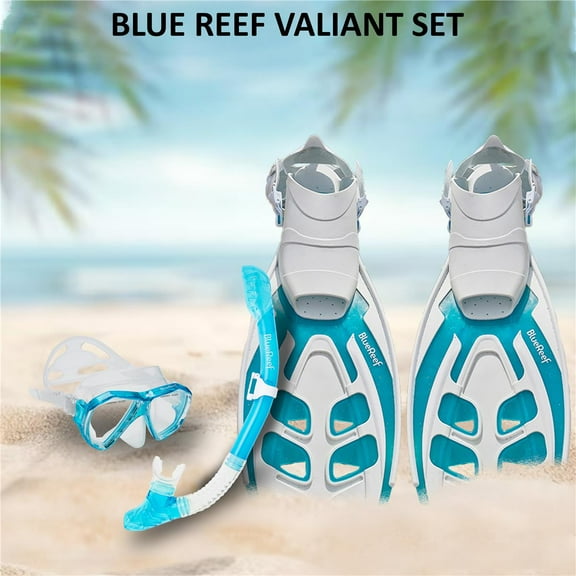 Blue Reef Valiant Snorkeling Set Small/Medium Turquoise