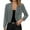Grey, variant on Sequin Jackets Women's Sequin Shrug Long Sleeve Open Front Cropped Bolero Jackets Blue,2XL
