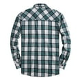 thumbnail image 3 of Tqyyweavej Mens Button Down Long Sleeve Shirts Regular Fit Dress Shirts Business Casual Plaid Shirts with Pockets, 3 of 3