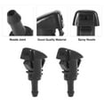 thumbnail image 3 of Motoforti Front Windshield Wiper Nozzles for Mitsubishi Eclipse Galant with Gaskets Black 2pcs, 3 of 6