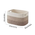 thumbnail image 2 of Multi-functional Woven Storage Basket for Organizing Home Essentials and Decorative Uses, 2 of 5