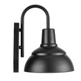 thumbnail image 5 of Prominence Home Brightondale Matte Black Farmhouse Outdoor LED Wall Light, 5 of 6