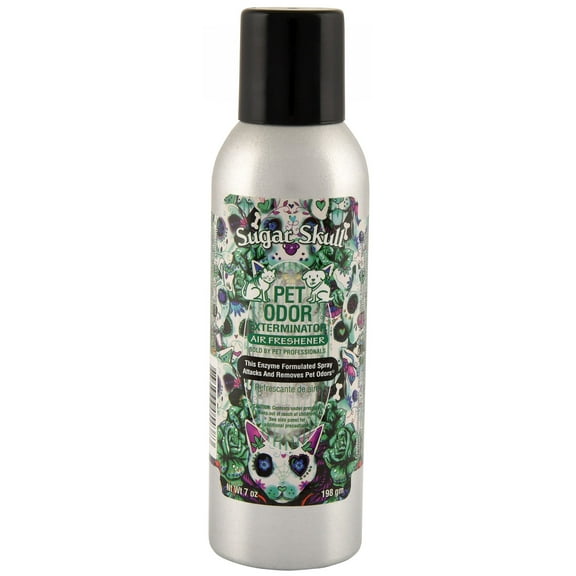 Pet Odor Eliminator Air Freshener Sugar Skull 7oz Spray