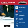 thumbnail image 4 of GARDNER Flat Roof Coat-N-Seal Liquid Rubber Coating, White, 5 Gallon, 4 of 5