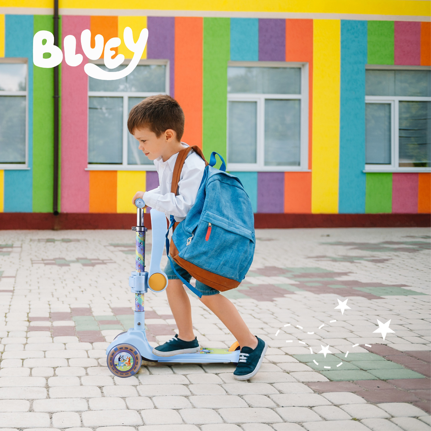 Bluey Ride-N-Glide 2-in-1 Sit & Kick Scooter photo 7