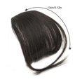 thumbnail image 3 of Wig bangs with sideburn, double bangs and thick sideburn (flush), cut, 3 of 8