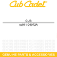 thumbnail image 3 of CUB CADET 911-04072A Reverse Idler Gear Assembly Volunteer 465 467 477 487 747, 3 of 6