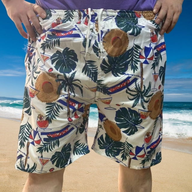 Pantalones cortos de playa para hombre, de secado rápido, de cinco puntos, para deportes, surf, pantalones casuales para hombre