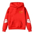 thumbnail image 4 of GCETTIC Girls Hoodie Sweatshirt Hoodies for Teen Girls Halloween Cute Ghost Graphic Hooded Sweatshirts Oversized Preppy Pullover Season Tops Size,8-10 Years, 4 of 4